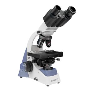 Microscopio Binocular Otica Finita Acromatico Led Aumento 1600x