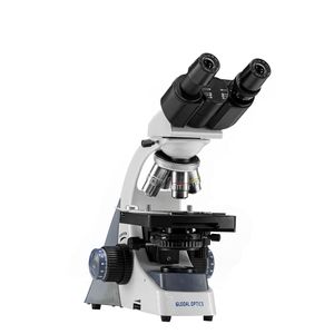Microscopio Binocular Otica Finita Planacromatico Led Aumento 1600x