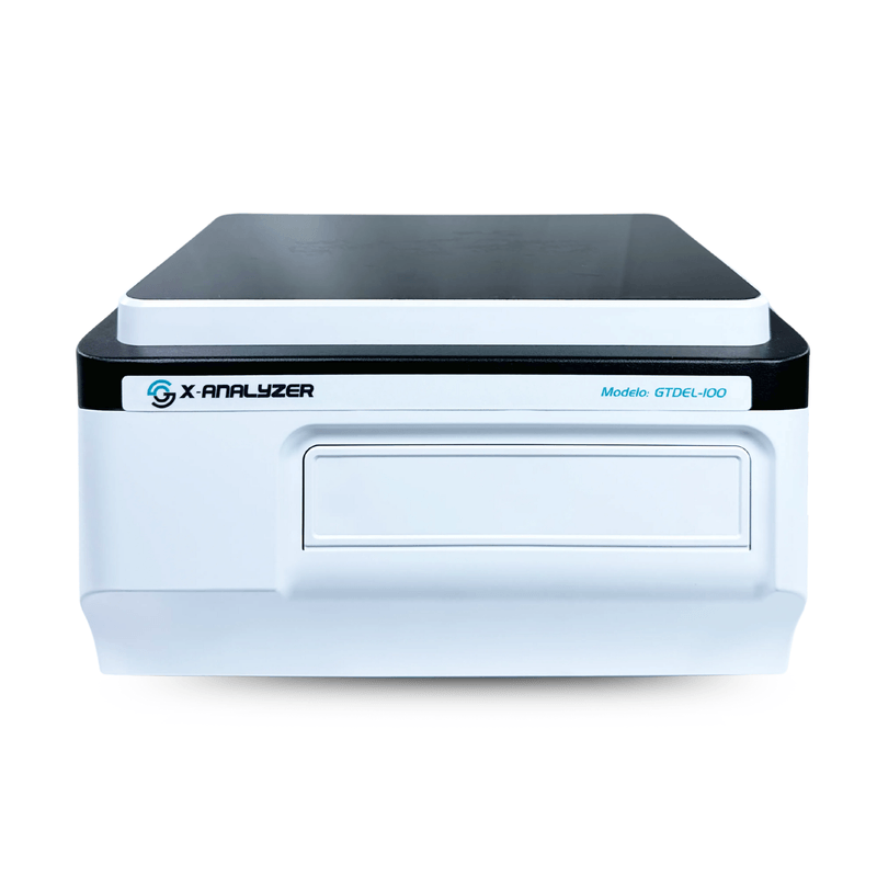 Leitor-Microplacas-Frontal-AnguloLateral-XAnalyzer-GTDEL100